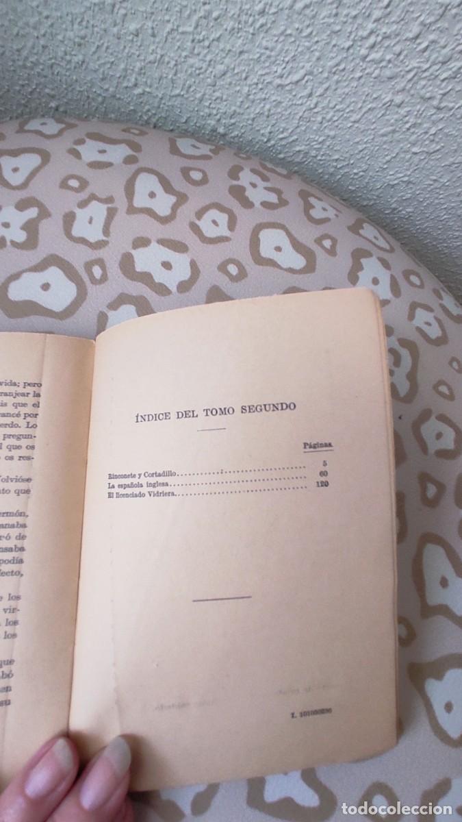 Libros antiguos: Libro Novelas ejemplares Madrid 1919 M.Cervantes - Foto 10