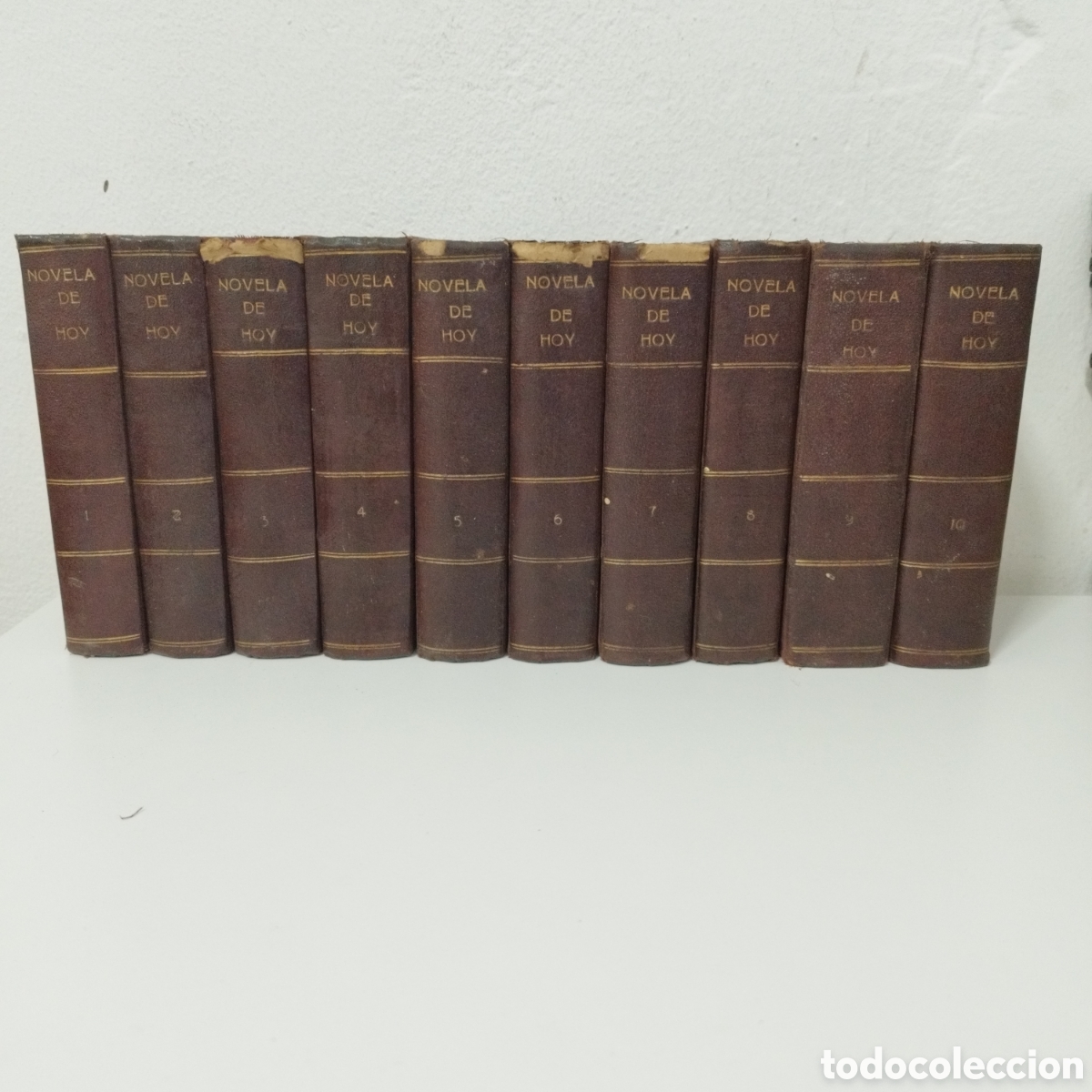 Libros antiguos: LA NOVELA DE HOY / 10 TOMOS / N&Uacute;MEROS DEL 1 AL 100 / 1922-1924 / DIFICIL
