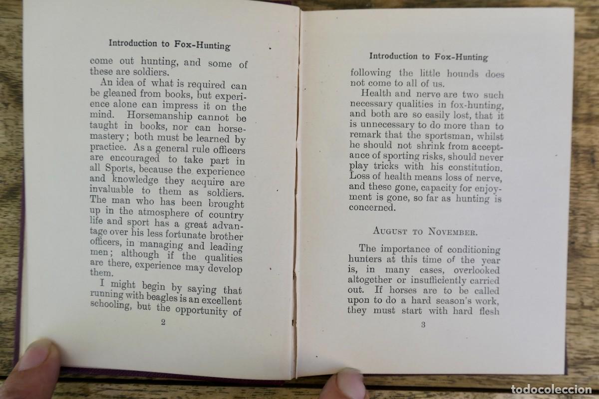 Libros antiguos: FOX- HUNTING BY MAJOR E.S.C. HOBSON - 1911 - Foto 4