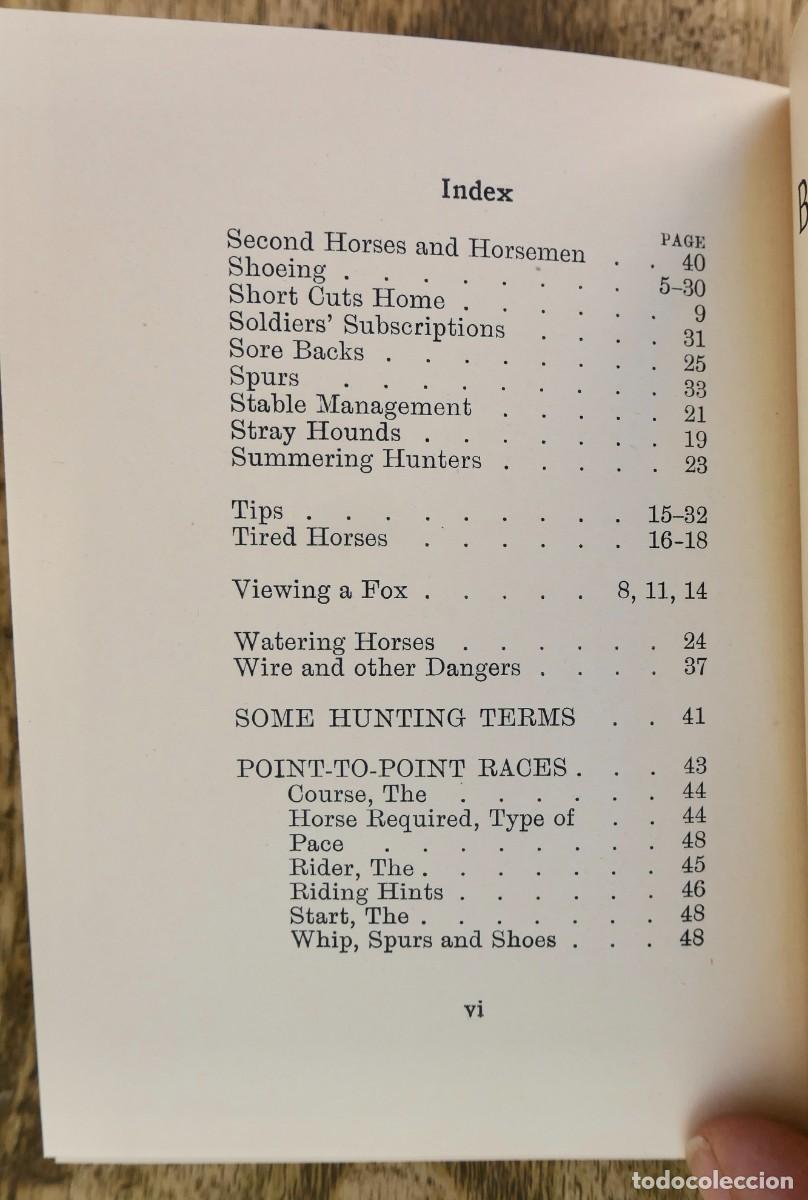 Libros antiguos: FOX- HUNTING BY MAJOR E.S.C. HOBSON - 1911 - Foto 5