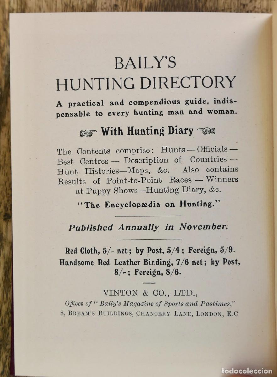 Libros antiguos: FOX- HUNTING BY MAJOR E.S.C. HOBSON - 1911 - Foto 6