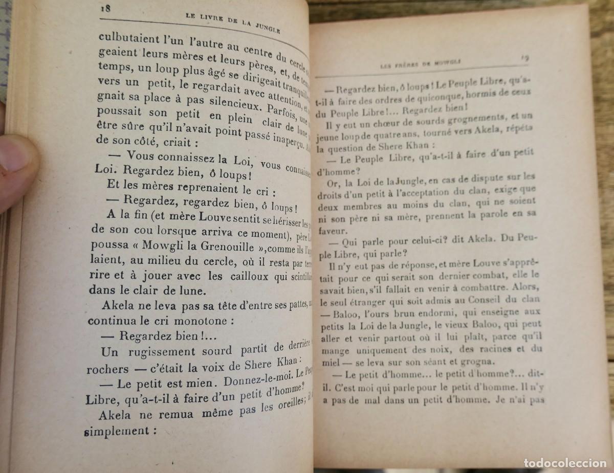 Libros antiguos: LE LIVRE DE LA JUNGLE- RUDYARD KIPLING 1912 - Foto 2