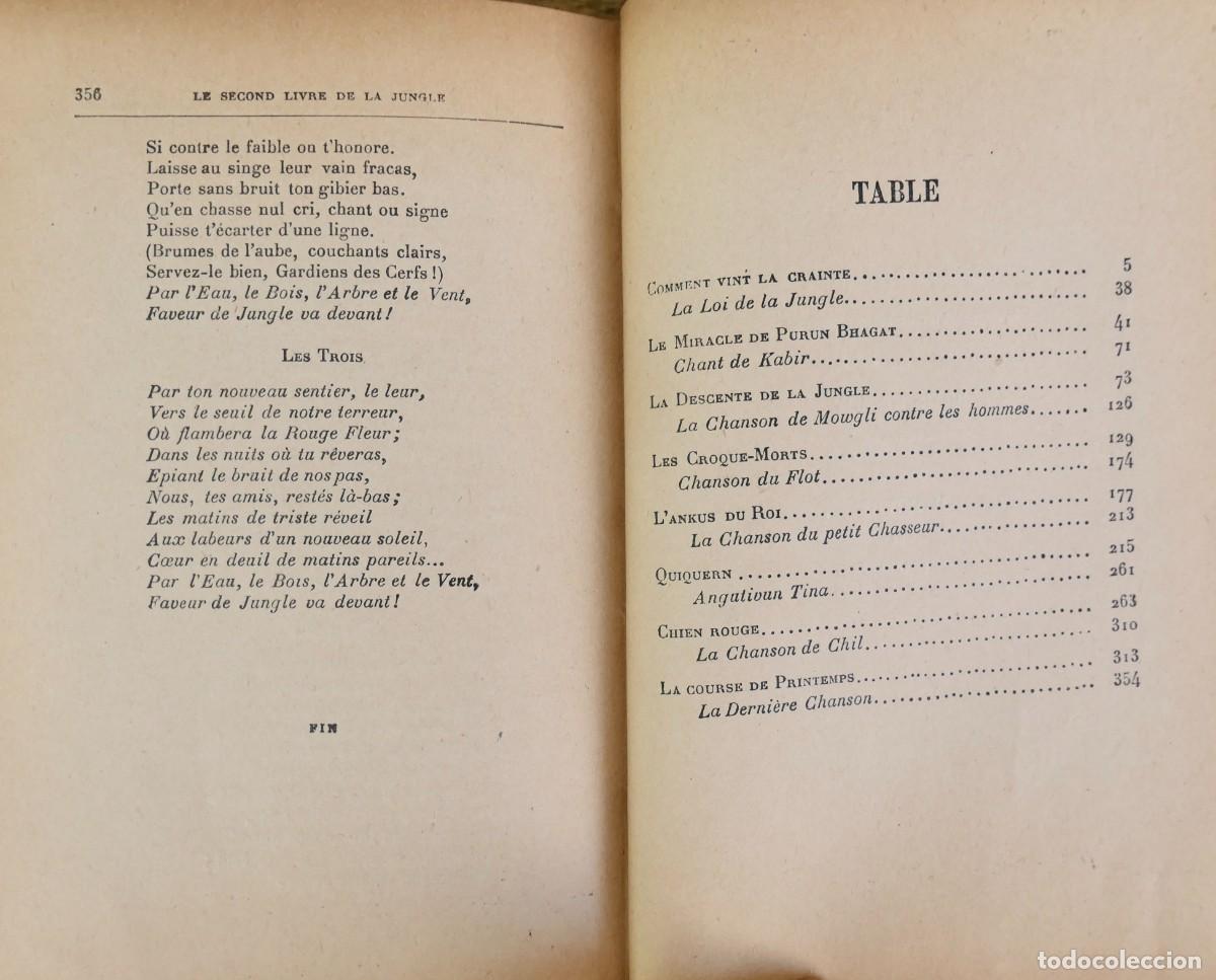 Libros antiguos: LE LIVRE DE LA JUNGLE- RUDYARD KIPLING 1912 - Foto 7