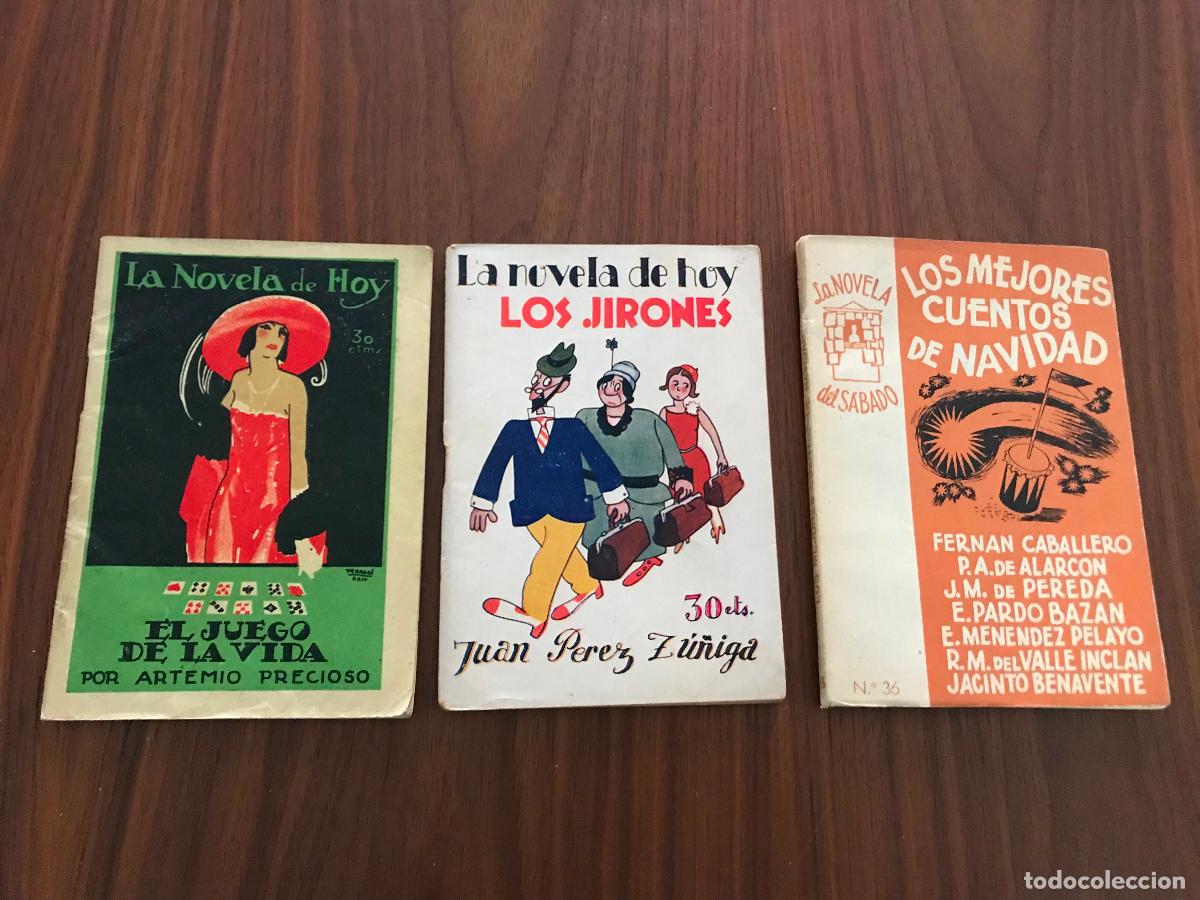 Libros antiguos: LOTE 2 NOVELAS DE HOY Y UNA NOVELA DEL S&Aacute;BADO N&ordm; 36 (LOS MEJORES CUENTOS DE NAVIDAD)