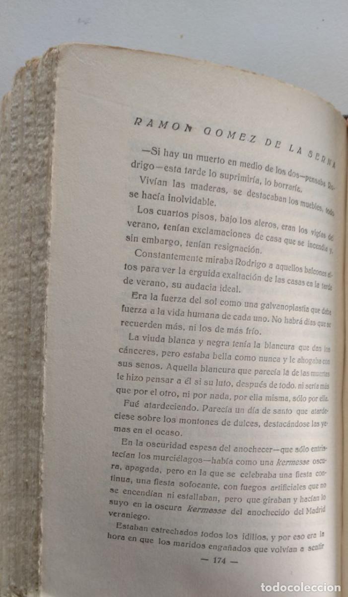 Libros antiguos: La viuda blanca y negra - G&Oacute;MEZ DE LA SERNA, Ram&oacute;n - Foto 4