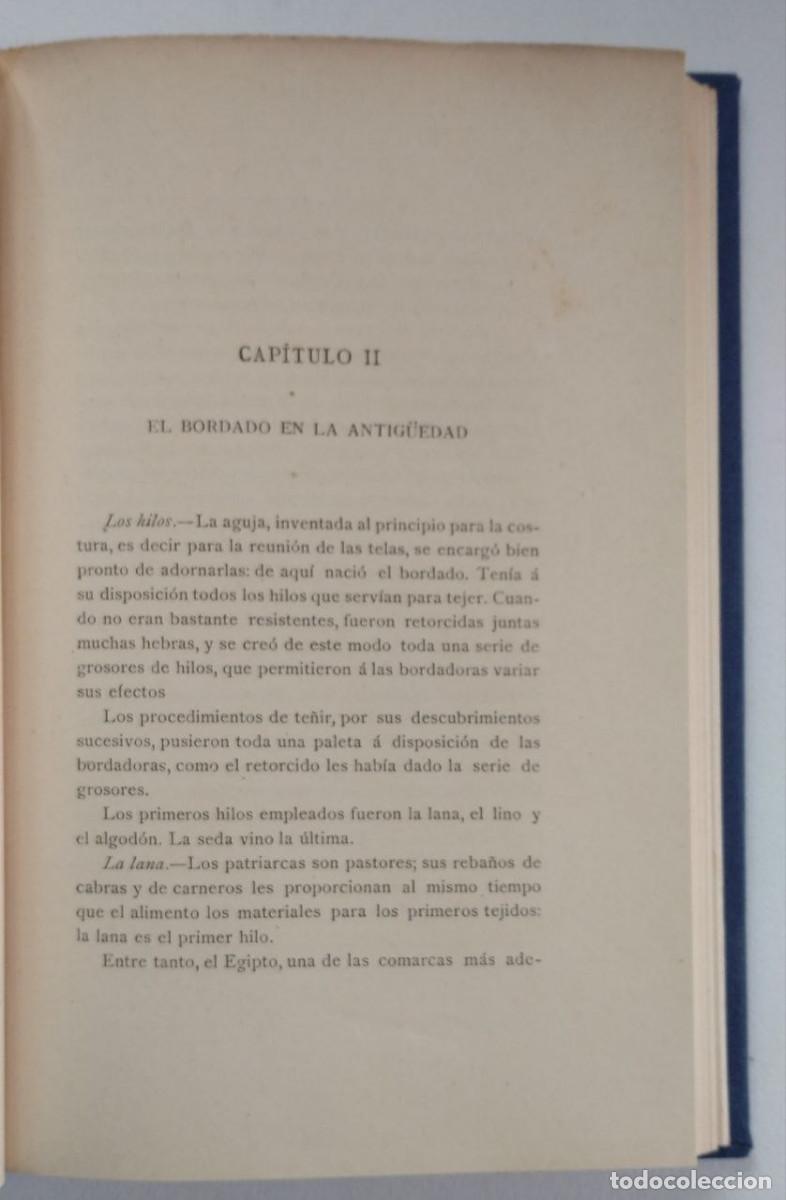 Libros antiguos: El bordado y los encajes - LEF&Eacute;BURE, Ernesto - Foto 4