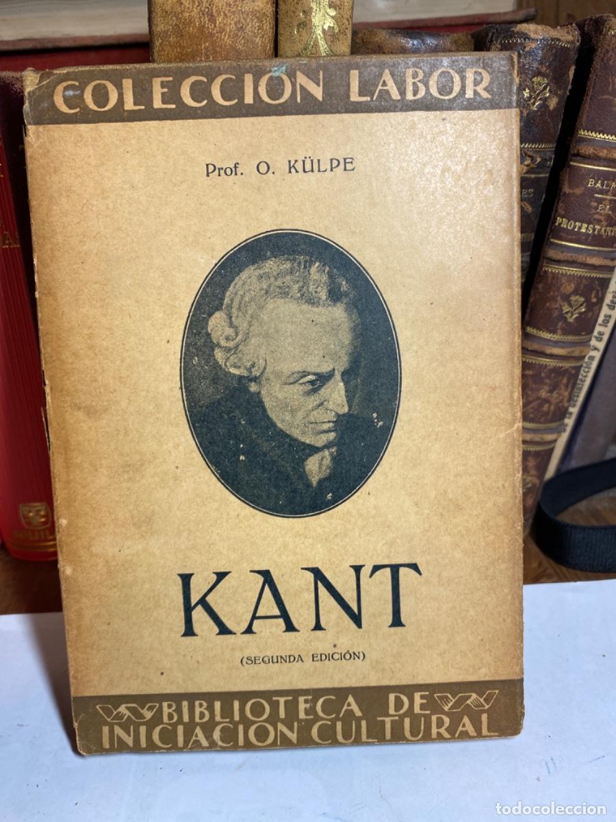 Libros antiguos: KANT O. KULPE LABOR 1929 - Foto 1