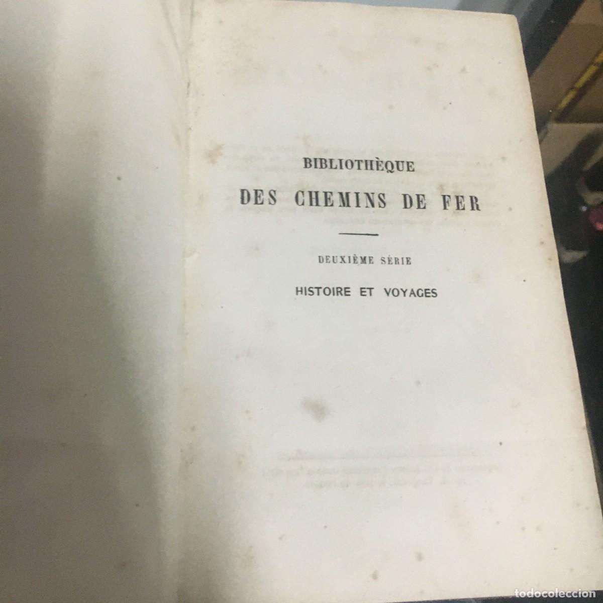 Libros antiguos: Bibliotheque de chemins de fer - Foto 3