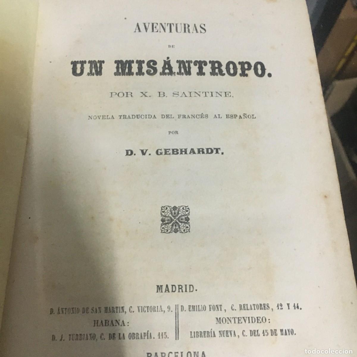 Libros antiguos: AVENTURAS DE UN MISANTROPO. - Foto 3