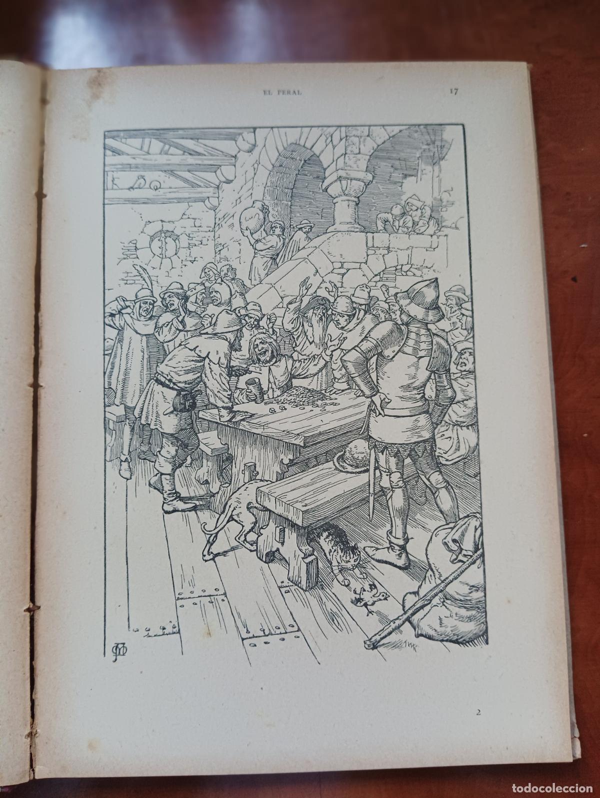 Libros antiguos: El Peral. Leyenda poem&aacute;tica. Apeles Mestres - Foto 3