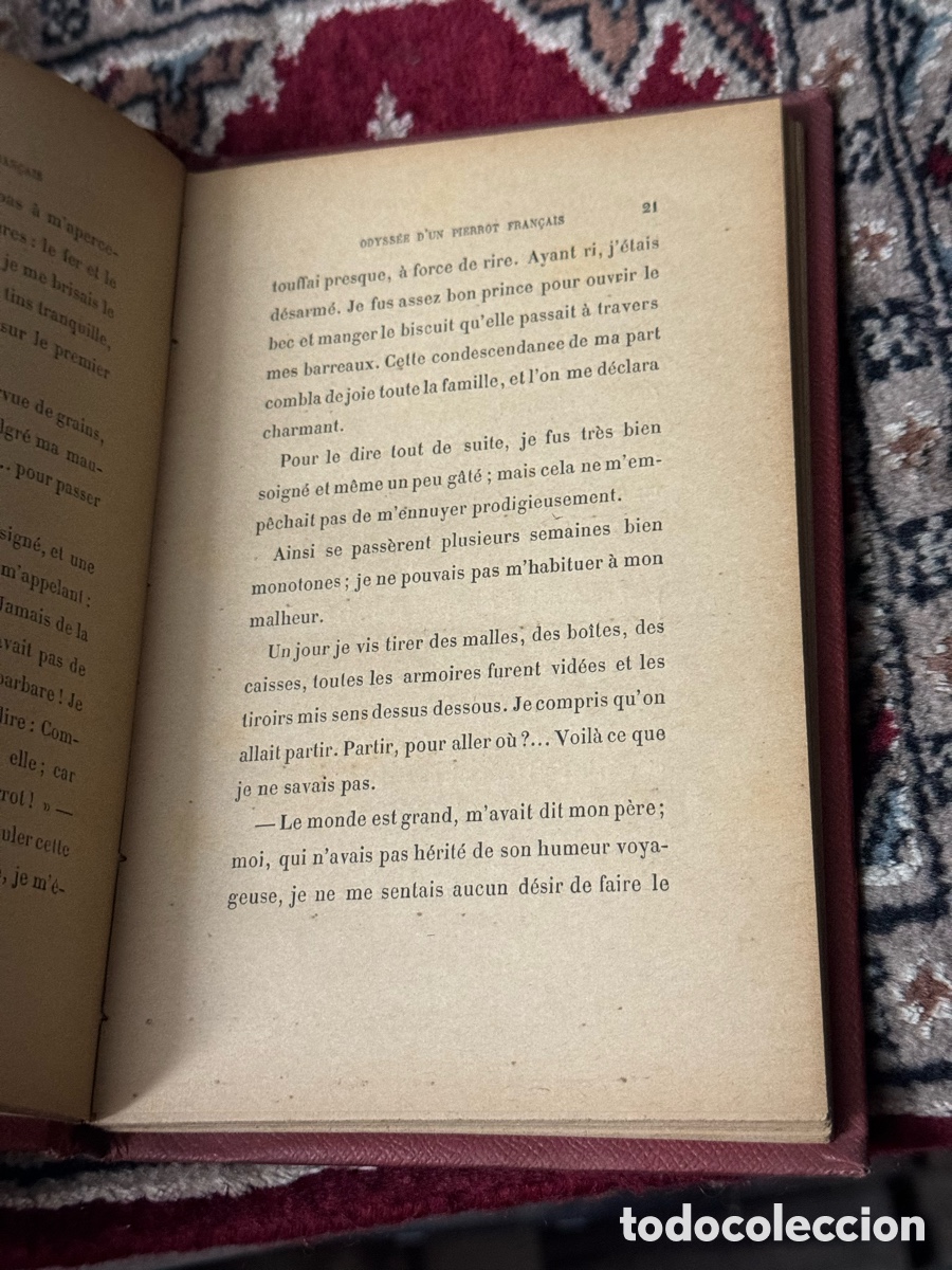 Libros antiguos: Odysee dun pierrot francais Lacuria - Foto 5