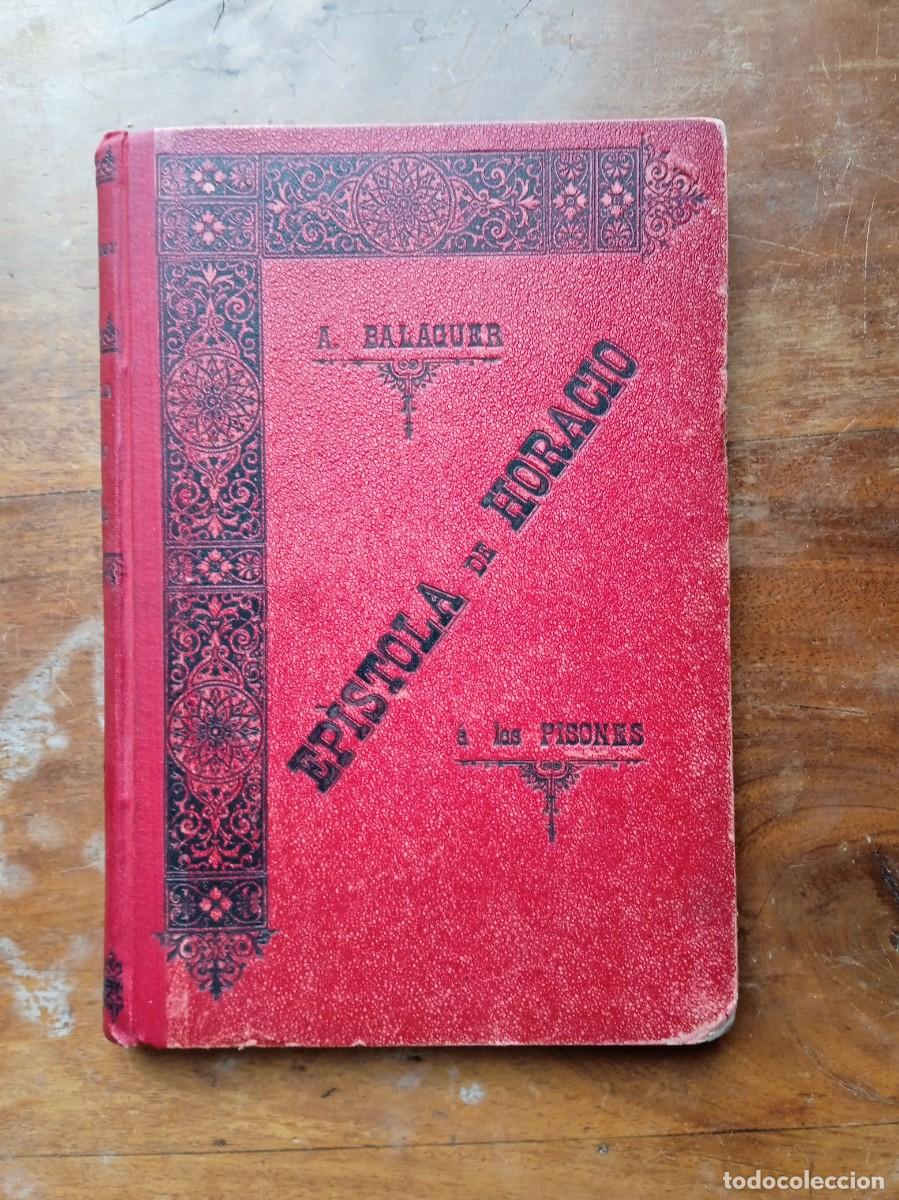 Libros antiguos: Ep&iacute;stola de Horacio a los Pisones 1903 - Foto 1