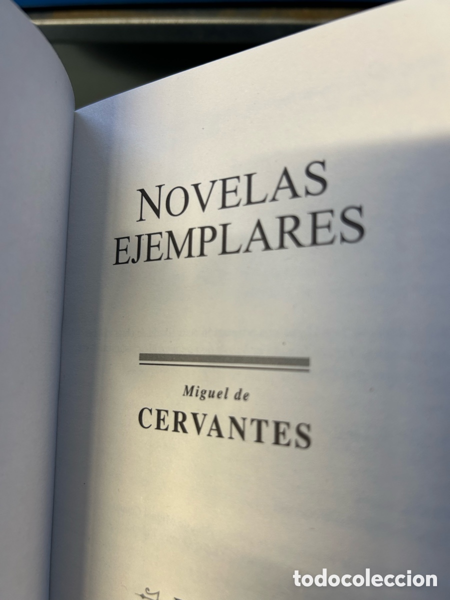 Libros antiguos: Novelas Ejemplares de Miguel de Cervantes - Foto 3