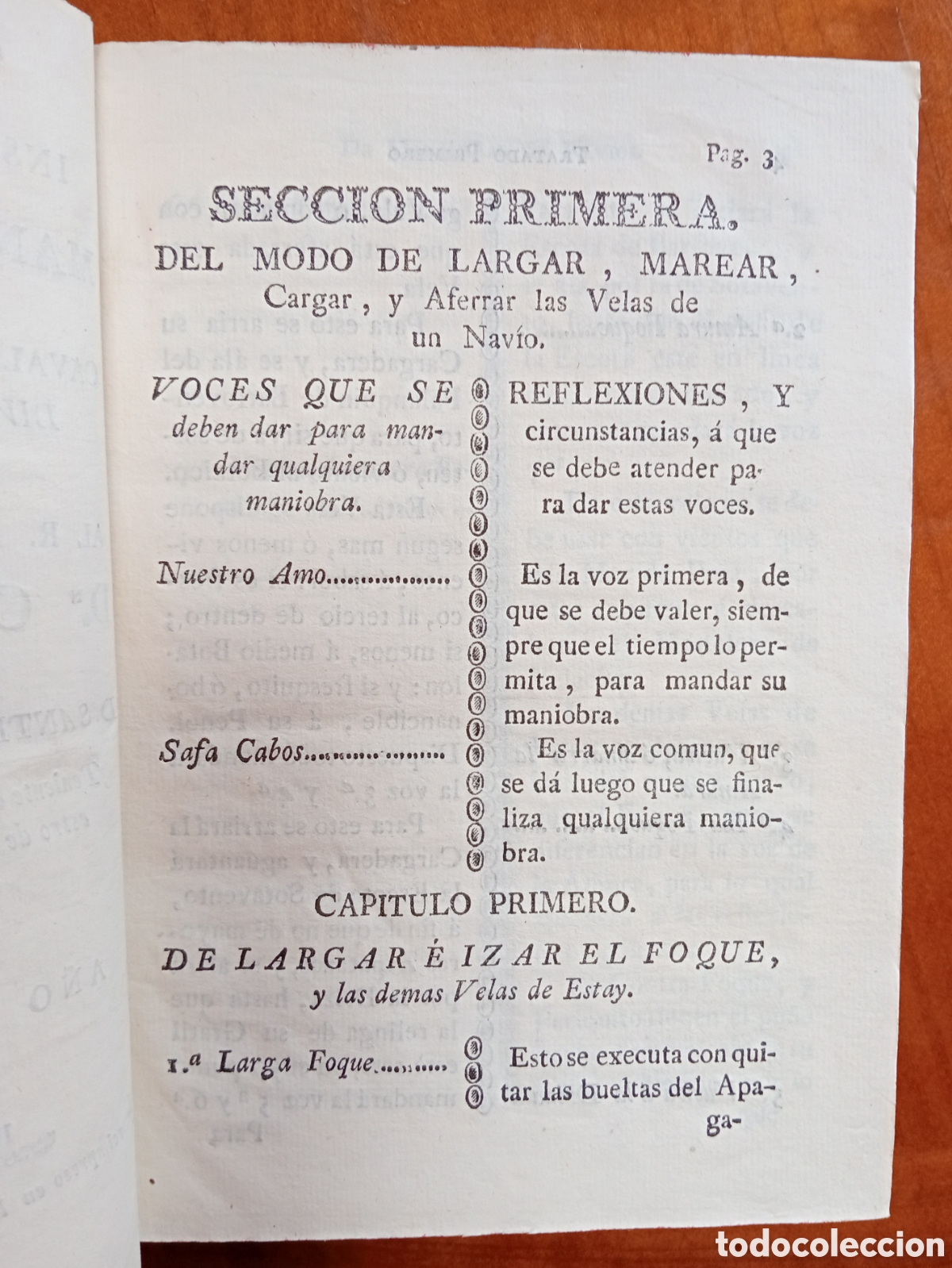 Libros antiguos: Tratado instructivo y pr&aacute;ctico de maniobras navales - Foto 4