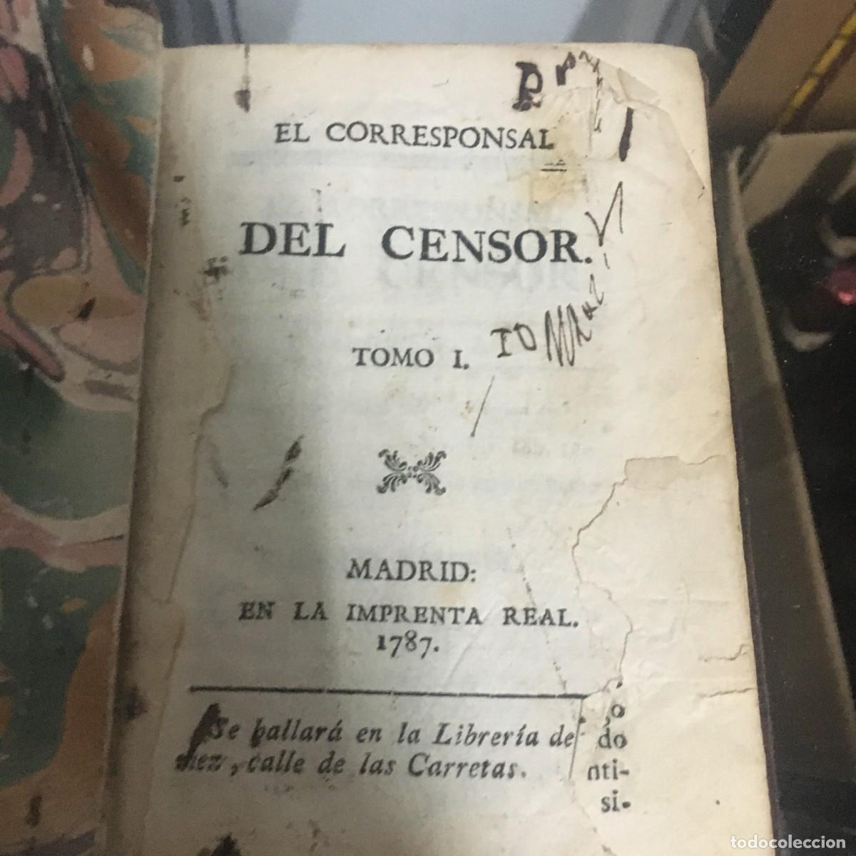 Libros antiguos: EL CORRESPONSAL DEL CENSOR. - Foto 6