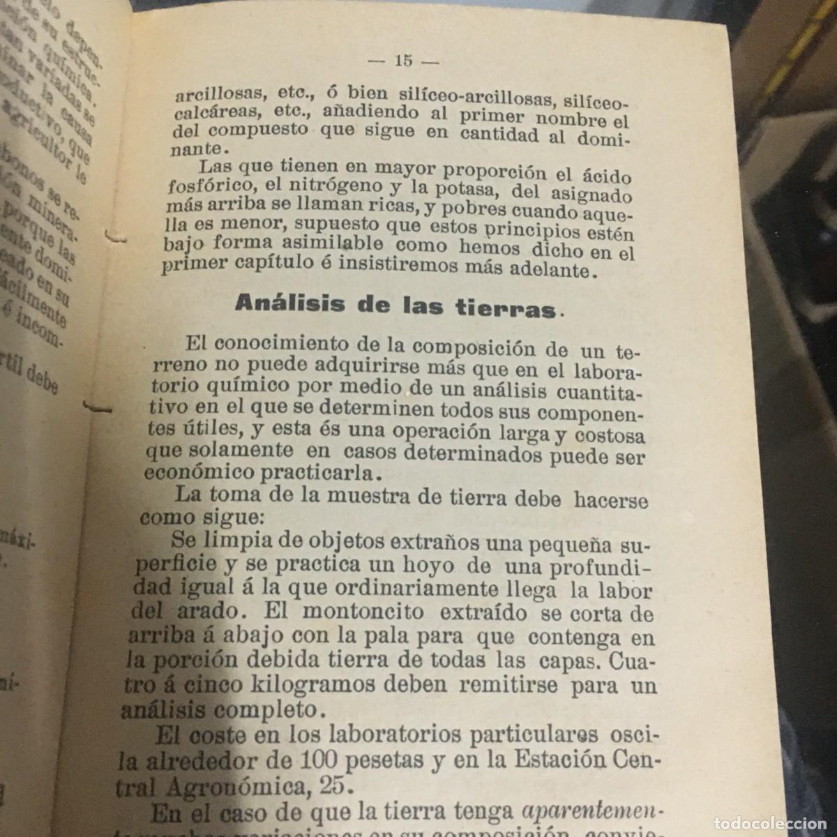 Libros antiguos: INSTRUCCIONES PARA EL EMPLEO DE LOS ABONOS - Foto 2