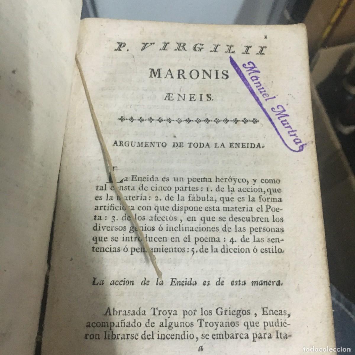 Libros antiguos: P. Virgilii Maronis opera - Foto 4