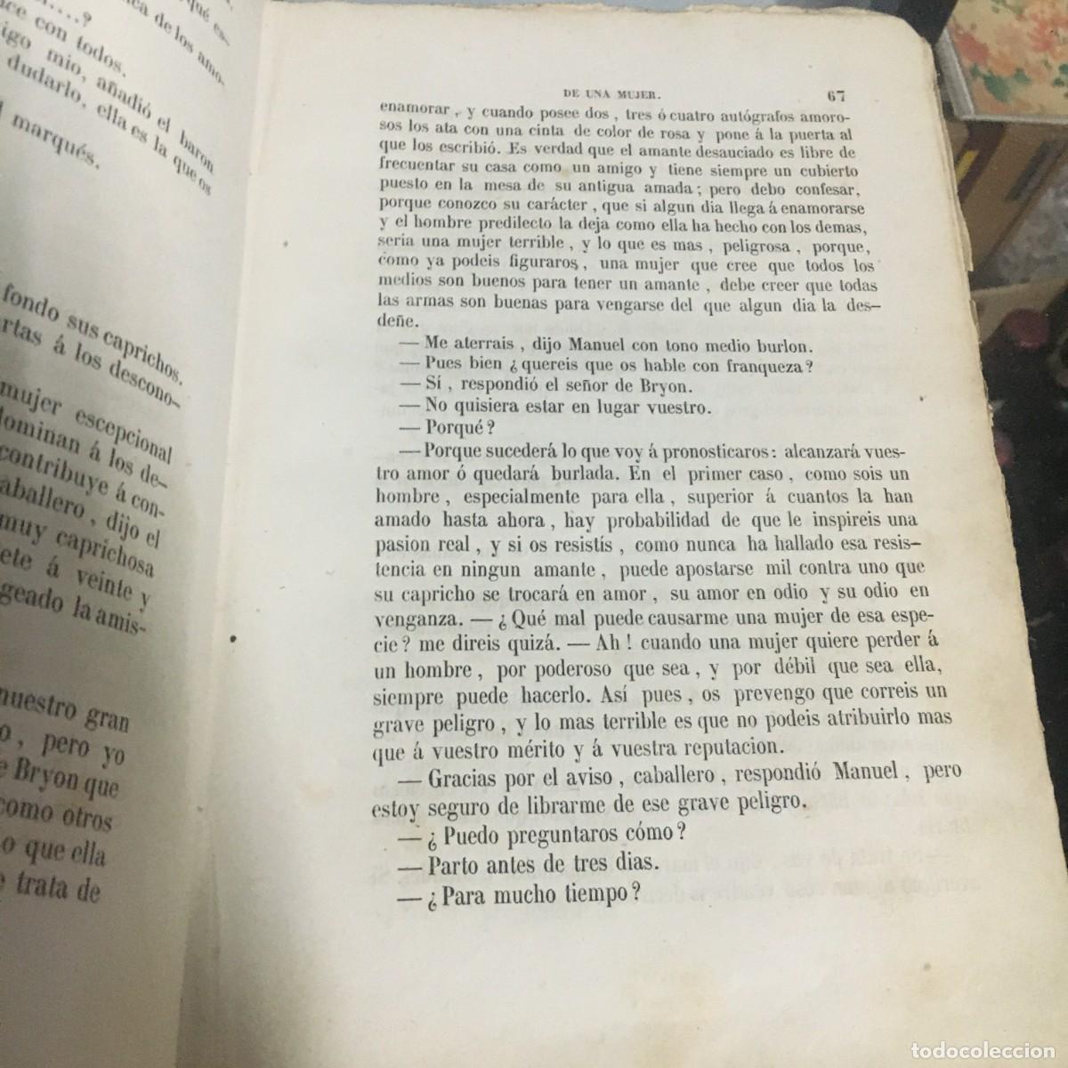 Libros antiguos: LA NOVELA DE UNA MUJER. - Foto 3