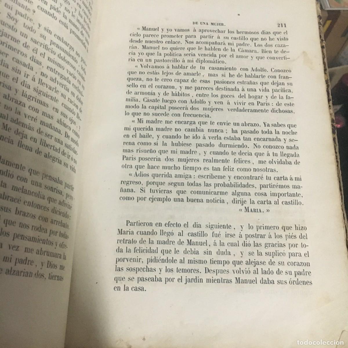 Libros antiguos: LA NOVELA DE UNA MUJER. - Foto 4