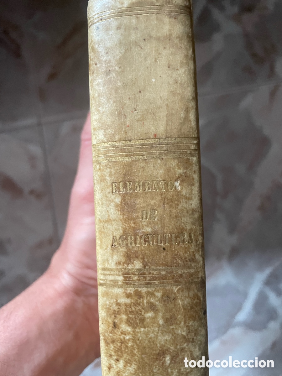 Libros antiguos: ELEMENTOS DE AGRICULTURA - 1857 - Foto 1