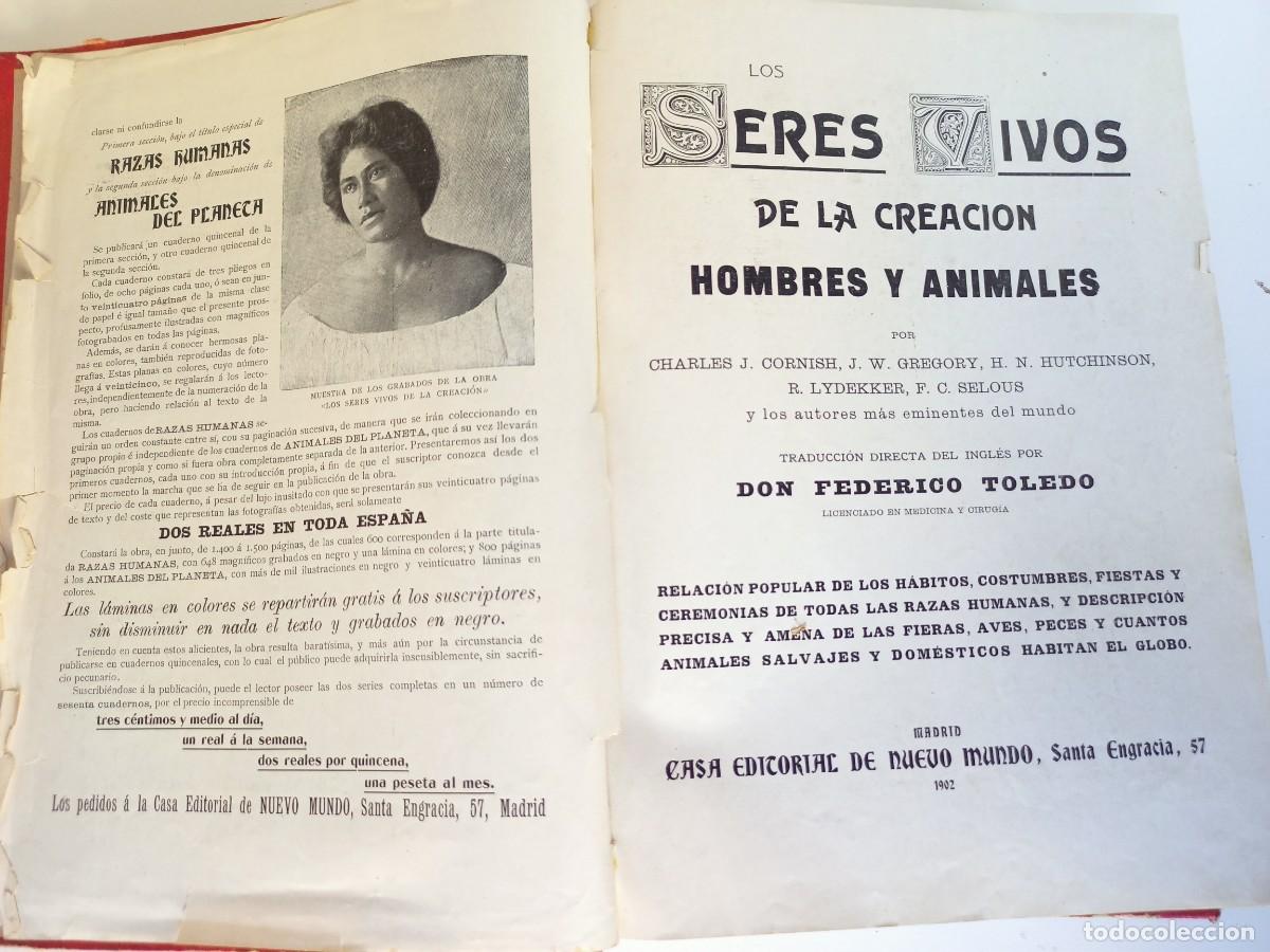 Libros antiguos: Libro Razas Humanas, 1902 - Foto 2