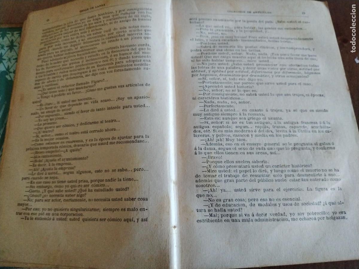 Libros antiguos: F&iacute;garo - Mariano Jos&eacute; de Larra -a&ntilde;o 1884 - Foto 7