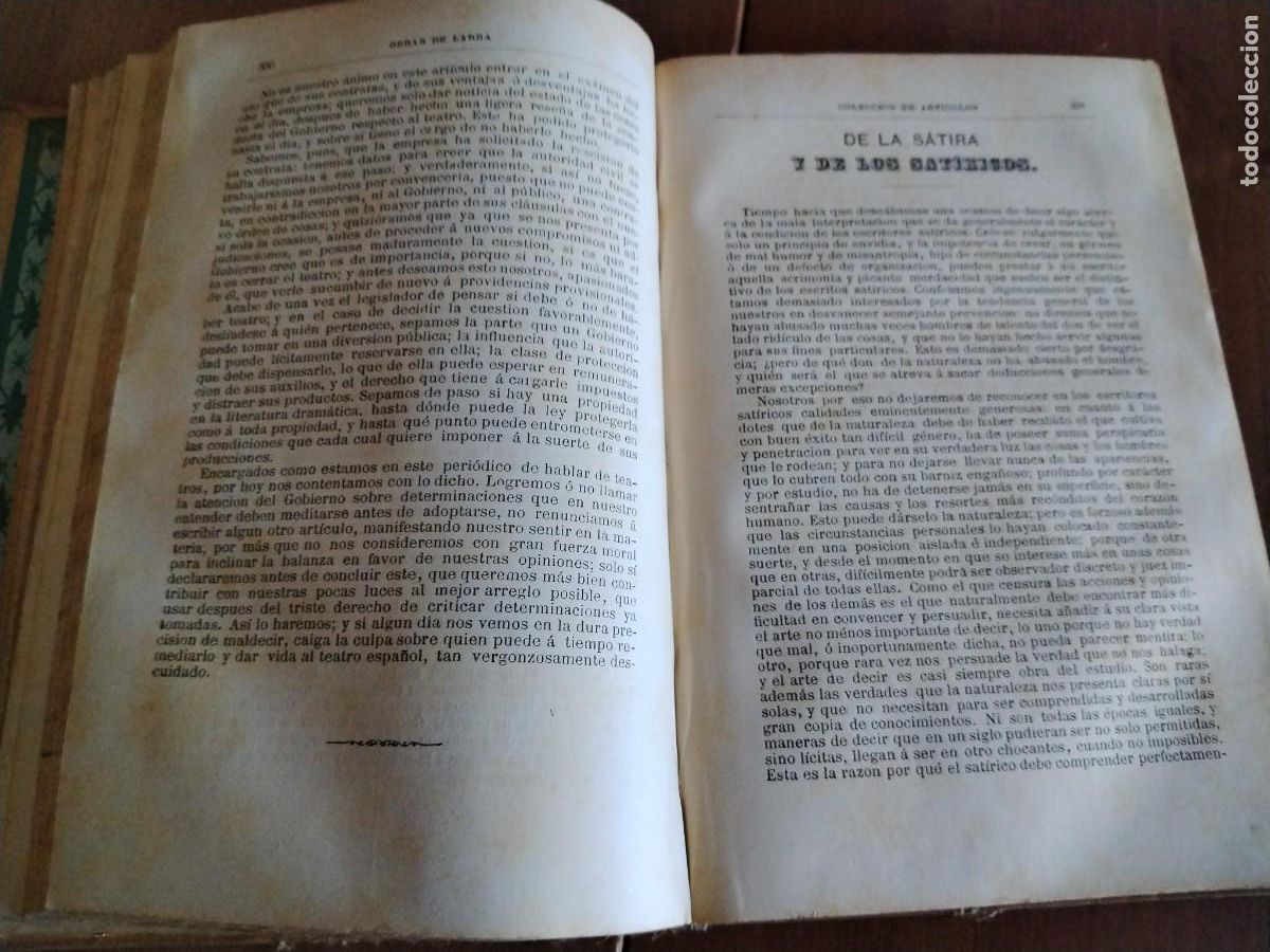 Libros antiguos: F&iacute;garo - Mariano Jos&eacute; de Larra -a&ntilde;o 1884 - Foto 10