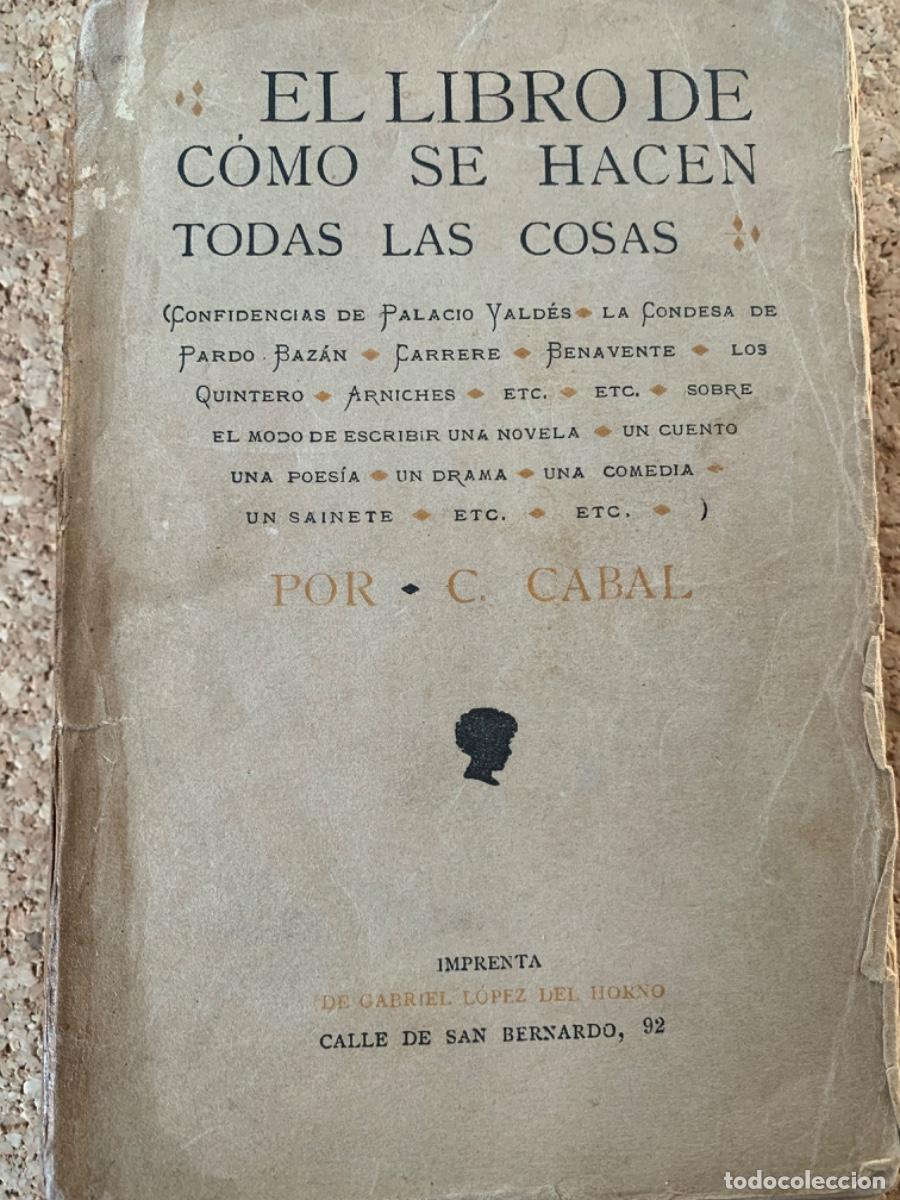 Libros antiguos: El libro de c&oacute;mo se hacen todas las cosas (Bols 39) - Foto 1