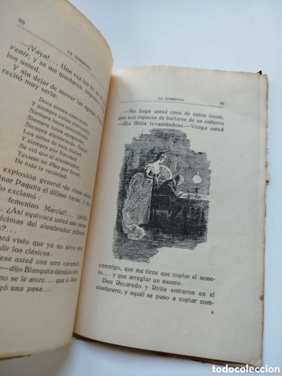 Libros antiguos: La gorriona. P. Luis Coloma. 1925. Edici&oacute;n ilustrada - Foto 3