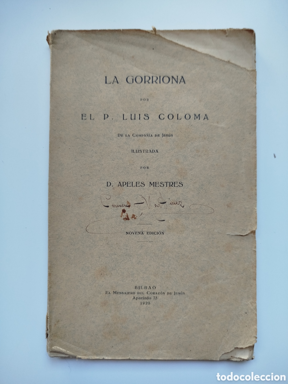 Libros antiguos: La gorriona. P. Luis Coloma. 1925. Edici&oacute;n ilustrada - Foto 1