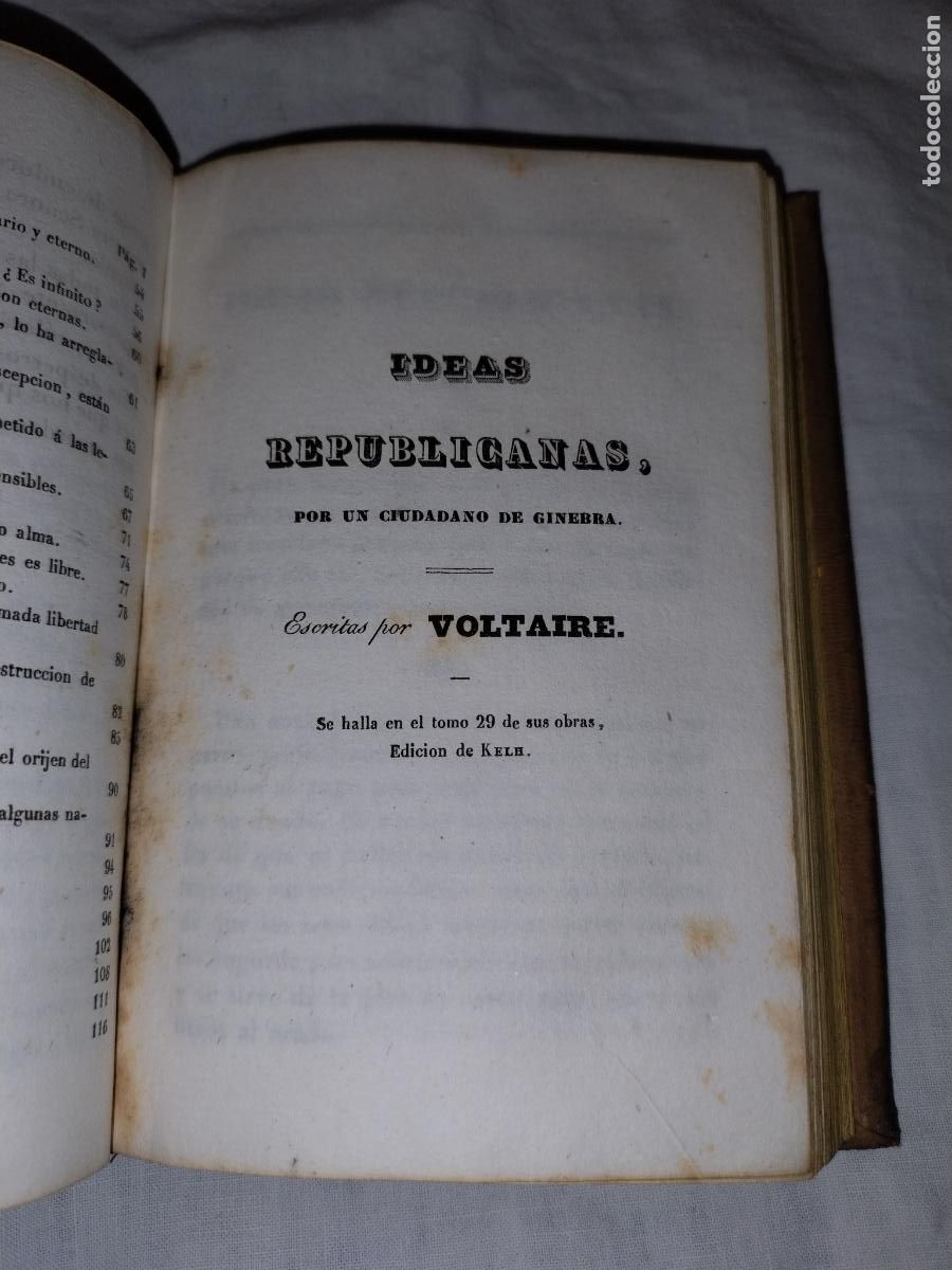 Libros antiguos: FILOSOFIA DE VOLTAIRE - CORU&Ntilde;A A&Ntilde;O 1837. - Foto 5