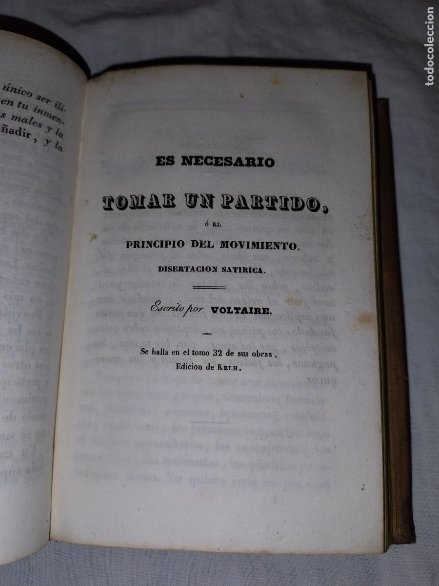 Libros antiguos: FILOSOFIA DE VOLTAIRE - CORU&Ntilde;A A&Ntilde;O 1837. - Foto 6