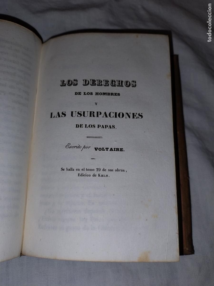 Libros antiguos: FILOSOFIA DE VOLTAIRE - CORU&Ntilde;A A&Ntilde;O 1837. - Foto 8