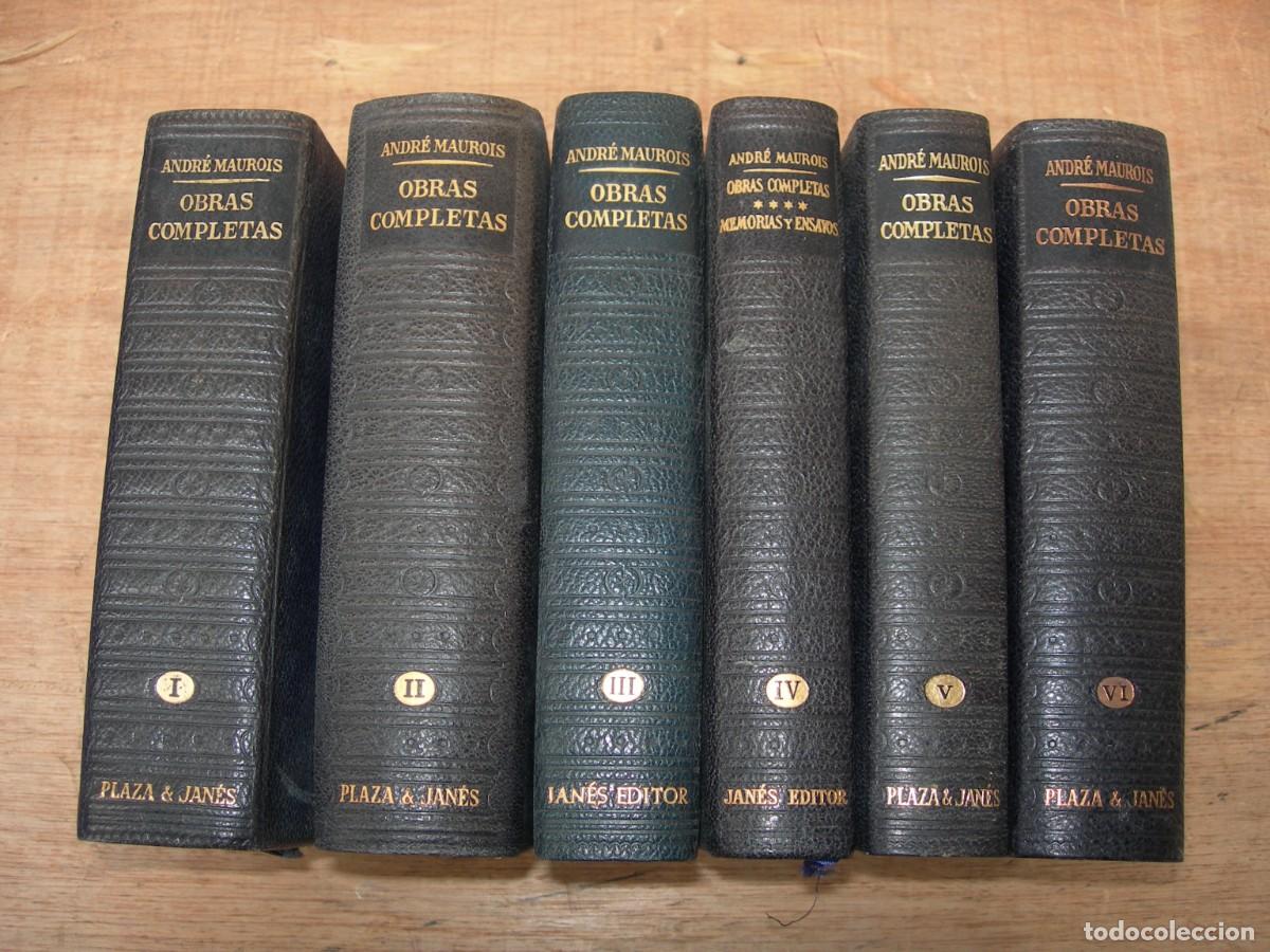 Libros antiguos: OBRAS COMPLETAS - 6 TOMOS / ANDR&Eacute; MAUROIS / NARRATIVA - Foto 1
