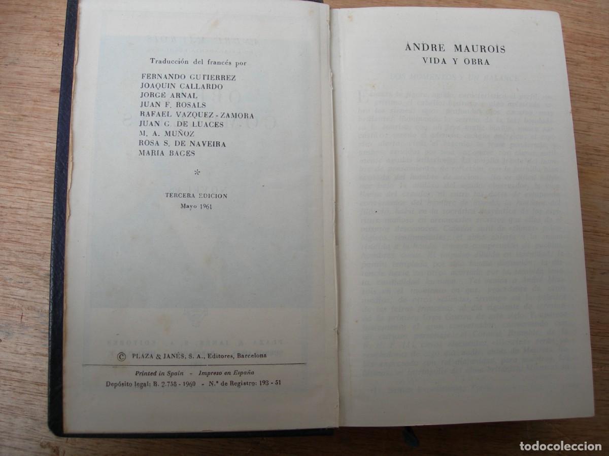 Libros antiguos: OBRAS COMPLETAS - 6 TOMOS / ANDR&Eacute; MAUROIS / NARRATIVA - Foto 5