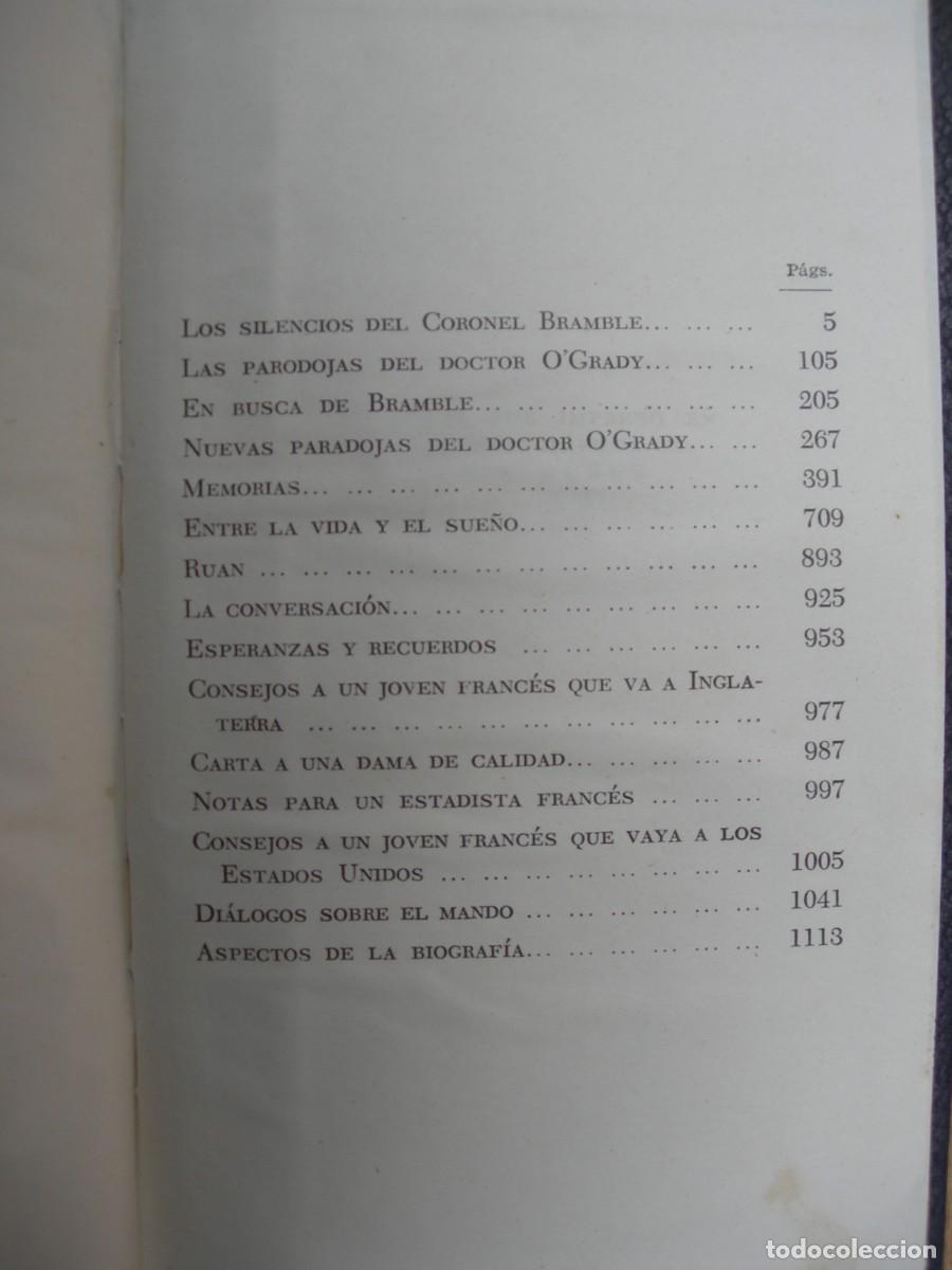 Libros antiguos: OBRAS COMPLETAS - 6 TOMOS / ANDR&Eacute; MAUROIS / NARRATIVA - Foto 13