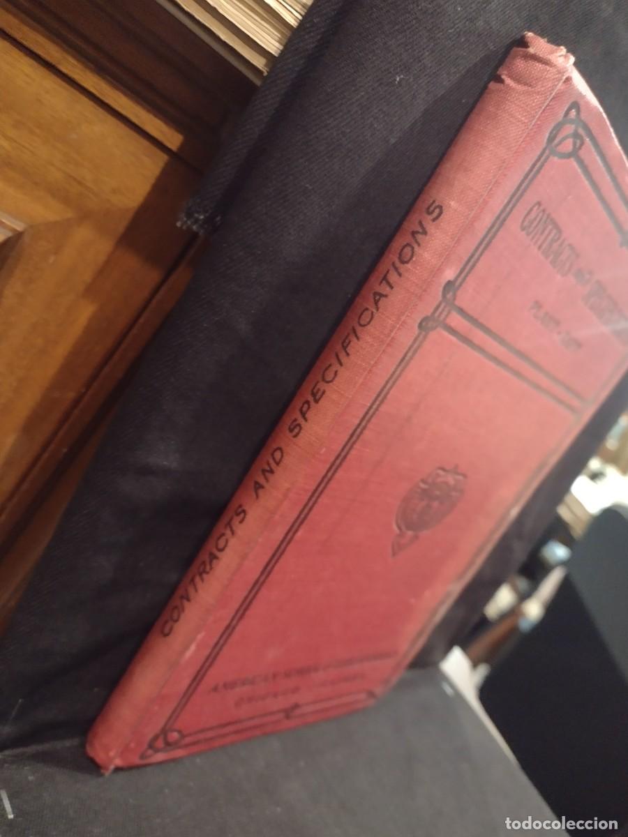 Libros antiguos: Contracts and Specifications 1908 James C. Plant / Alfred E. Zaff - Foto 2