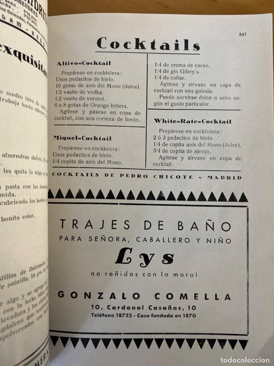 Libros antiguos: MENAGE / MENAJE REVISTA . NUM 65 JUNIO 1936 - Foto 5