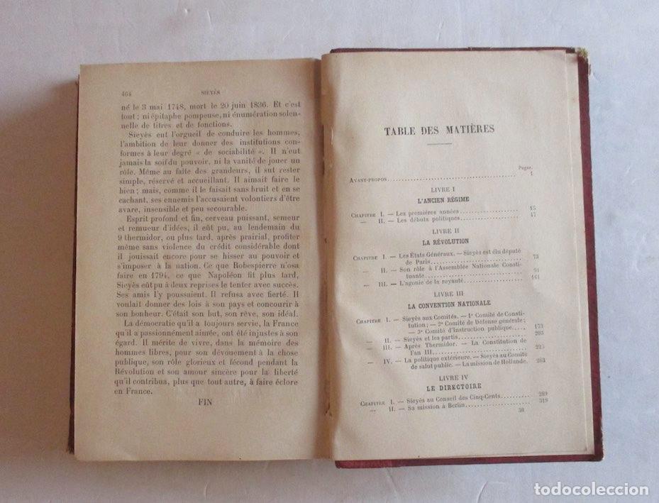 Libros antiguos: SIEY&Egrave;S - 1748-1836 DAPRES DES DOCUMENTS INEDITS - 1901 - Foto 5