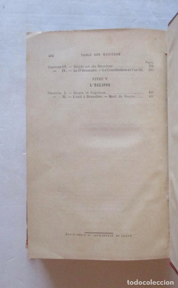 Libros antiguos: SIEY&Egrave;S - 1748-1836 DAPRES DES DOCUMENTS INEDITS - 1901 - Foto 6
