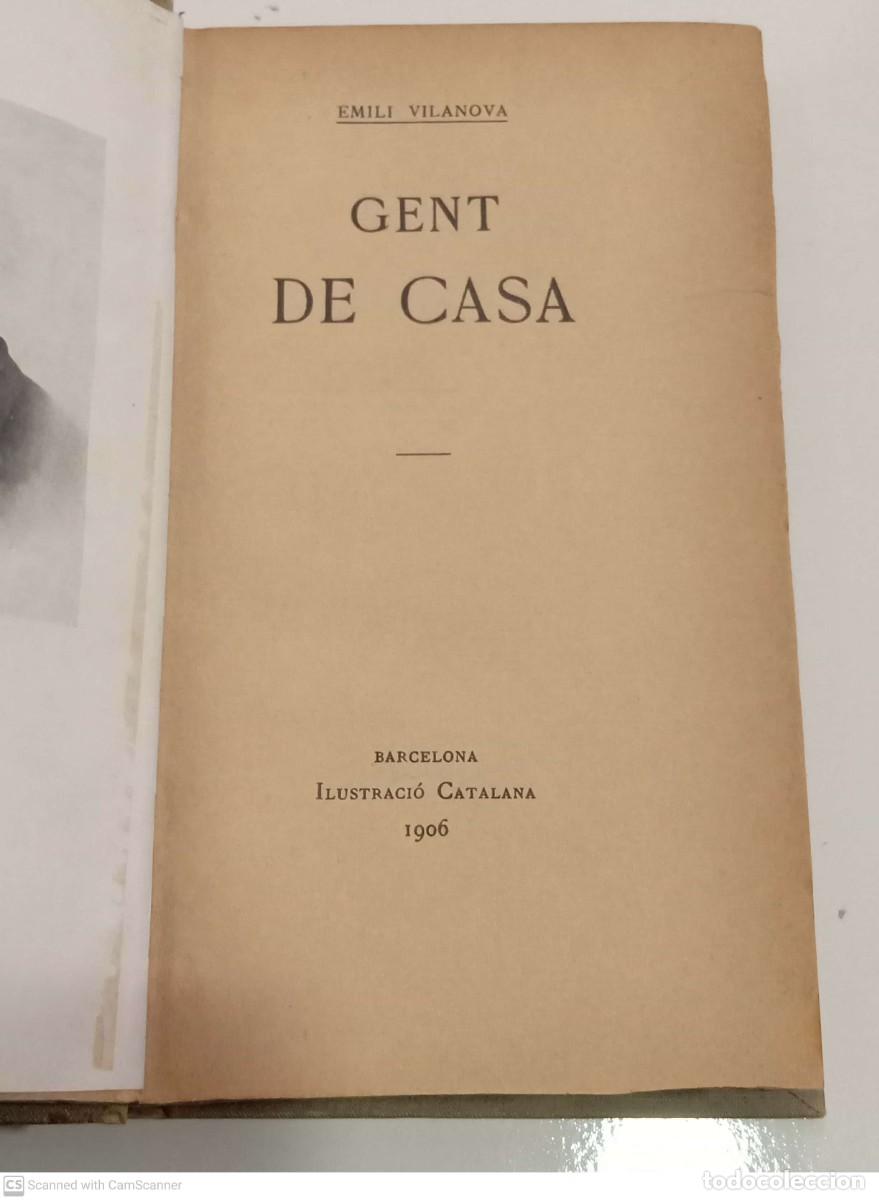 Libros antiguos: Gent de casa [Emili Vilanova] - Foto 2