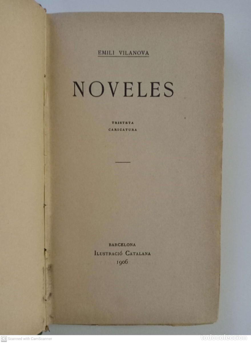 Libros antiguos: Noveles [Emili Vilanova] - Foto 2
