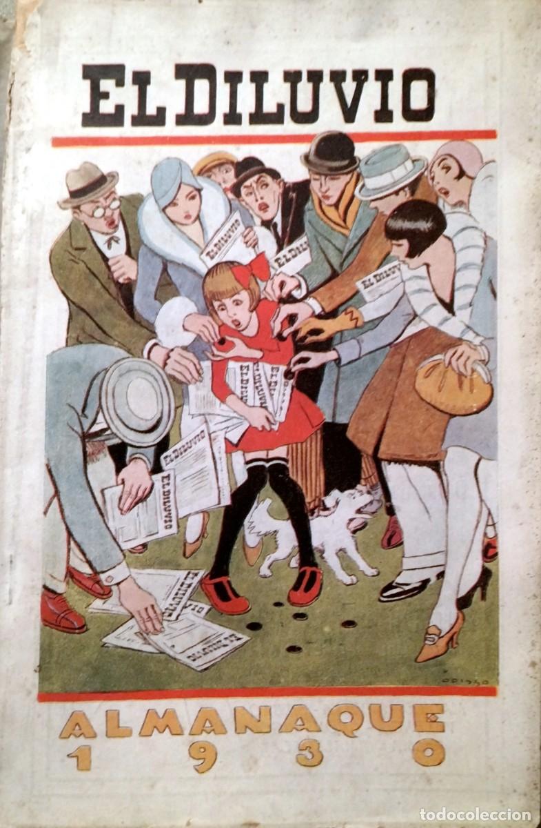 Libros antiguos: EL DILUVIO. ALMANAQUE 1930 - Foto 1