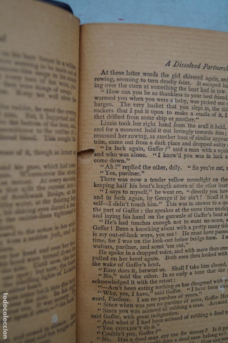 Libros antiguos: OUR MUTUAL FRIEND. CHARLES DICKENS - Foto 6