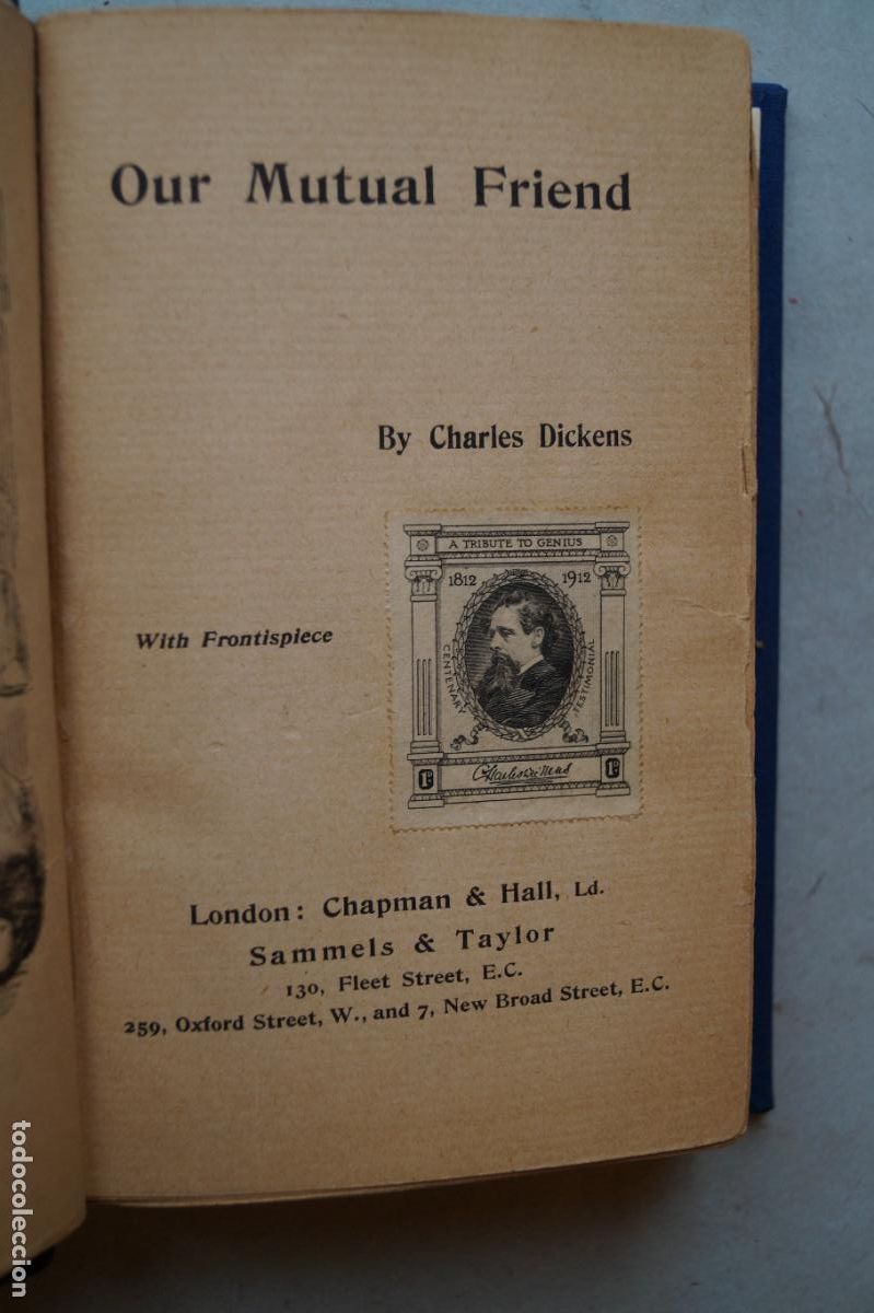 Libros antiguos: OUR MUTUAL FRIEND. CHARLES DICKENS - Foto 8