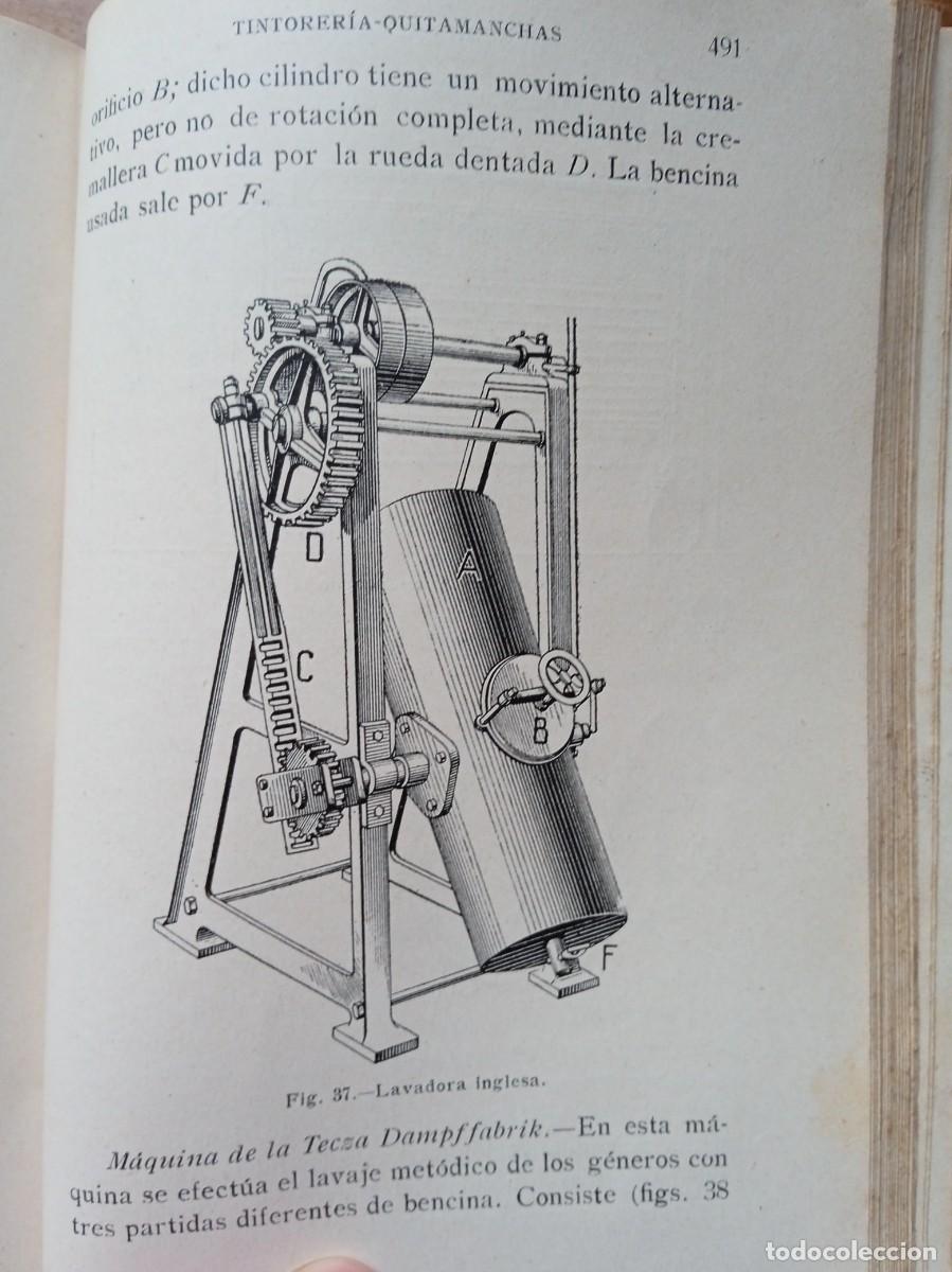 Libros antiguos: Manual del tintorero y del quitamanchas 1913. - Foto 8