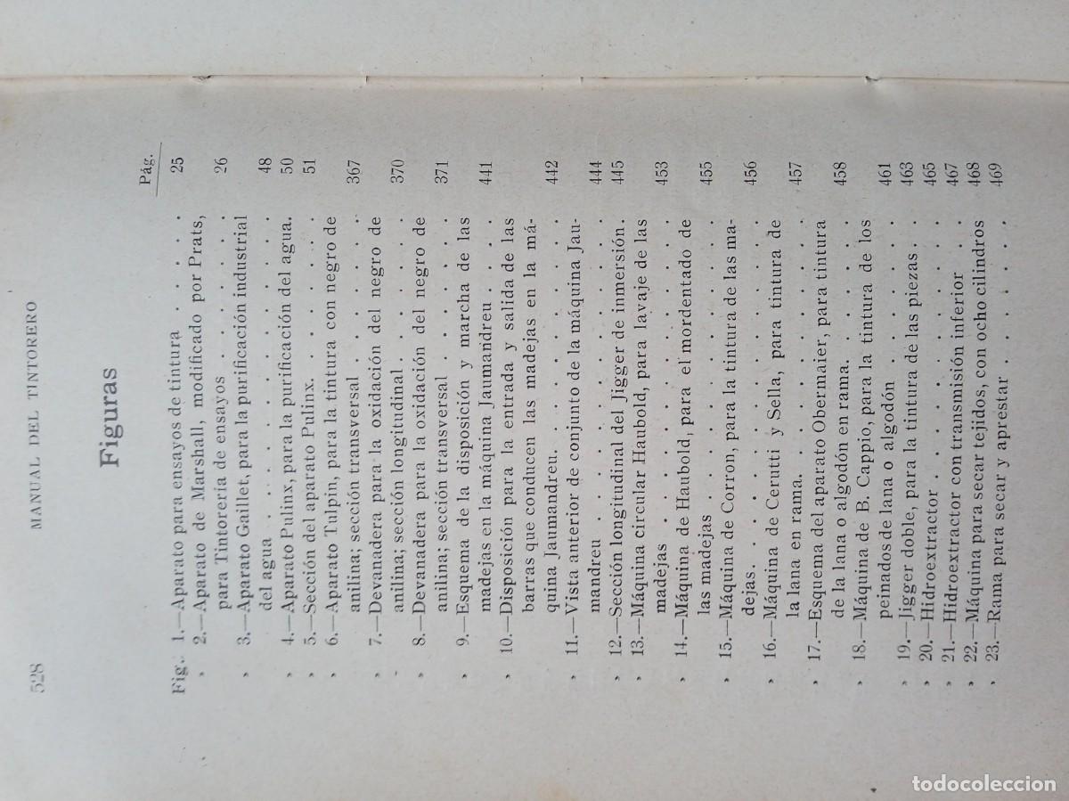 Libros antiguos: Manual del tintorero y del quitamanchas 1913. - Foto 12