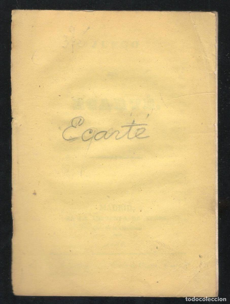 Libros antiguos: JUEGO DEL ECART&Eacute;. 1838 - Foto 2