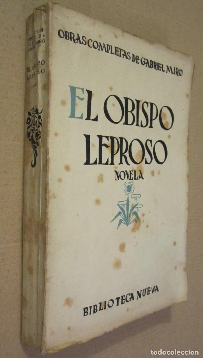 Libros antiguos: EL OBISPO LEPROSO - Gabriel Mir&oacute;. - Foto 1