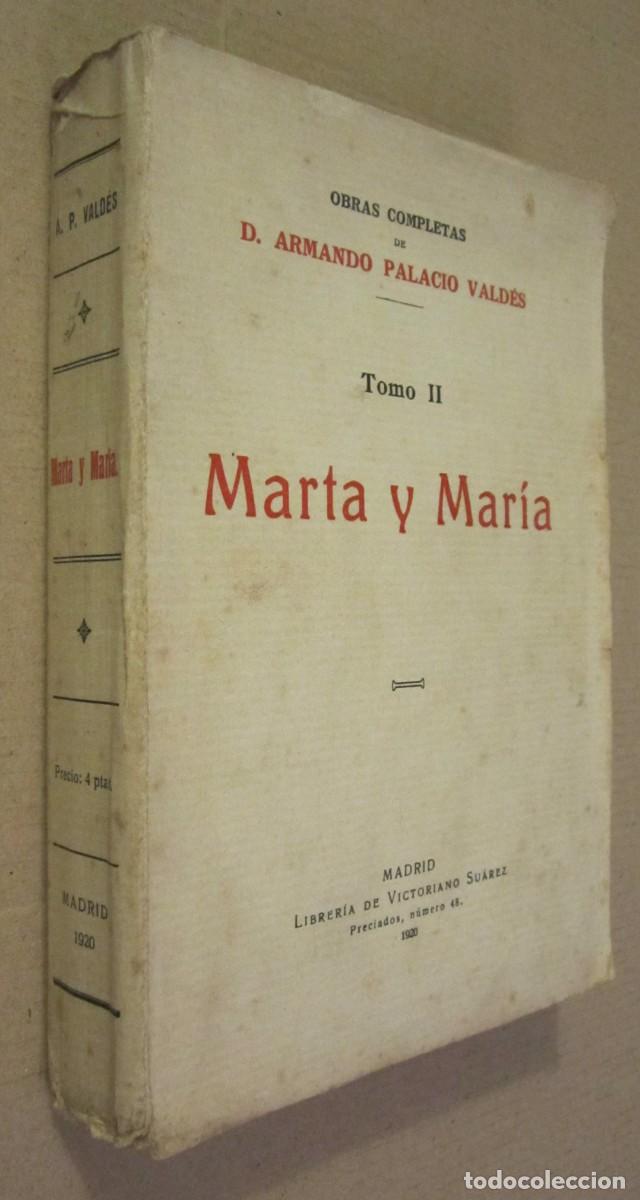 Libros antiguos: MARTA Y MAR&Iacute;A. Tomo II - Armando Palacio Vald&eacute;s. - Foto 1